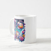 Mug Déverser La Carte Tarot Skeleton Tea (Devant gauche)