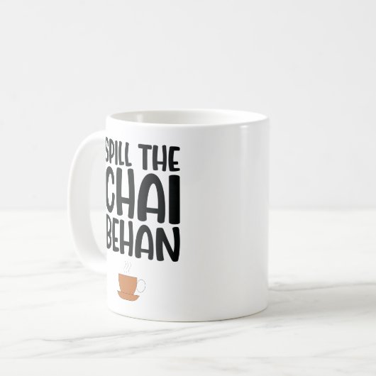 Mug Déverser Le Chai Behen (Devant gauche)
