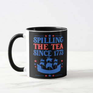 Mug Déverser Le Thé Depuis 1773 4 juillet Déverser T