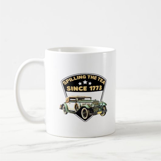 Mug Déverser Le Thé Depuis 1773 Premium (Gauche)