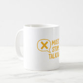 Mug Devez arrêter de parler (Devant gauche)