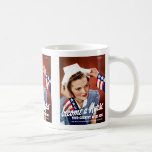 Mug Deviennent une infirmière
