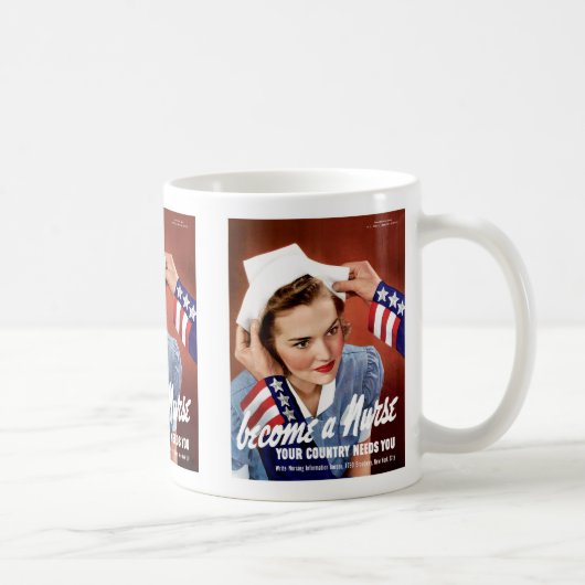 Mug Deviennent une infirmière (Droite)