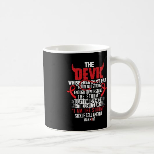 Mug Devil2- Anémie de la faucille Soutien de sensibili (Droite)