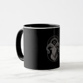 Mug Devil Goat Pentagram Baphomet Satan Occult Satanic (Devant gauche)