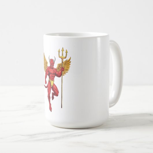 Mug Devil with trident (Devant droit)