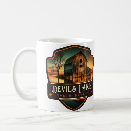 Mug Devils Lake, Dakota du Nord | VINTAGE (Gauche)
