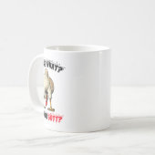 Mug Devinez Ce Beurre De Poulet Stuff Blague Butt Hu (Devant gauche)