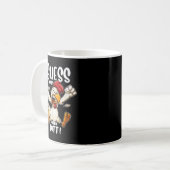 Mug Devinez ce poulet amusant Plaisanterie Design de p (Devant gauche)