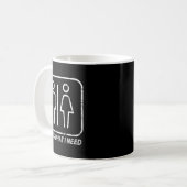 Mug Devinez ce qu'il faut comme conception humoristiqu (Devant gauche)