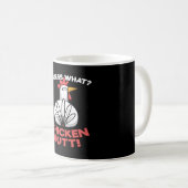 Mug Devinez Ce Qu'Un Poulets À Bouton De Poulet Poulet (Devant droit)