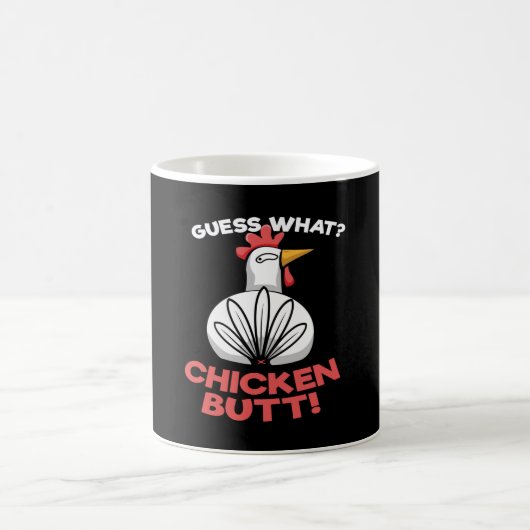 Mug Devinez Ce Qu'Un Poulets À Bouton De Poulet Poulet (Centre)