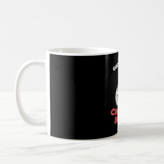 Mug Devinez Ce Qu'Un Poulets À Bouton De Poulet Poulet (Gauche)