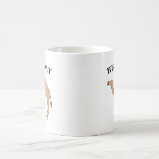 Mug Devinez Quel Jour C'Est Hump Day Camel Desert Anim (Centre)