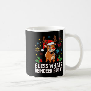 Mug Devinez Quel Renne Fesses Drôle Noël Hommes Renne