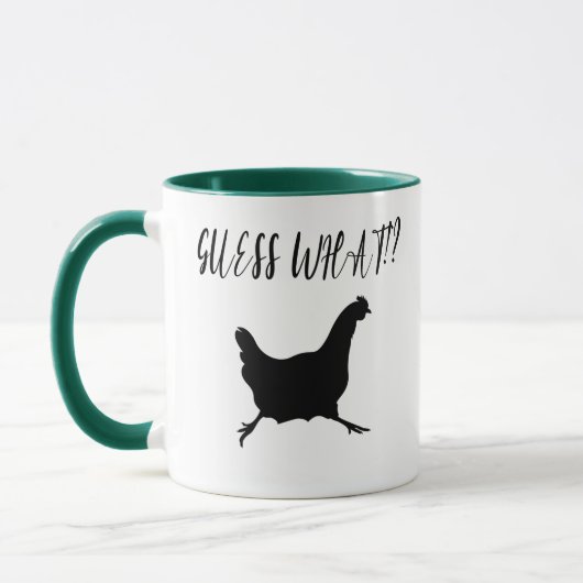 Mug Devinez Quoi ? Beurre de poulet, Odeur de poulet (Gauche)