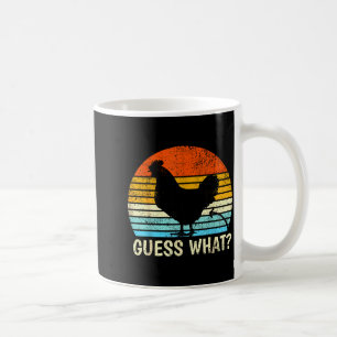 Mug Devinez quoi_ Cul de poulet ! Blague de ferme drôl