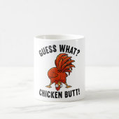 Mug Devinez quoi Cul de poulet Drôle de coq (Centre)