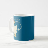 Mug Devinez quoi Cul de poulet Drôle Heureux (Devant gauche)