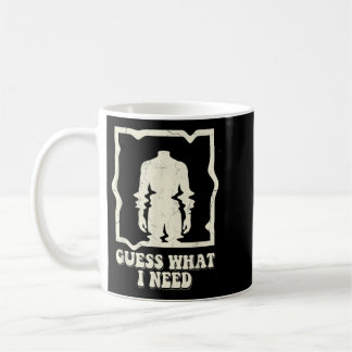Mug Devinez quoi j'ai besoin Citation drôle Sarcasme H