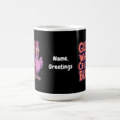 Mug Devinez quoi ? Un derrière de poulet ! Design amus (Centre)