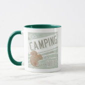 Mug Devis | Aller En Camping, Ou Aller Nuts (Gauche)