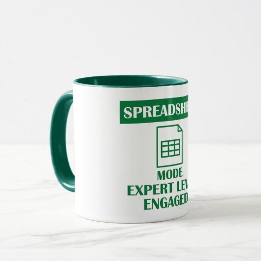 Mug Devis comptable amusant (Devant gauche)