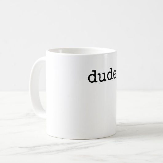 Mug Devis Cool parfait pour les Dude Design (Devant gauche)