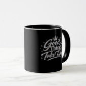 Mug Devis Couronne de Cristal Luxueux (Devant droit)