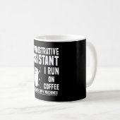 Mug Devis d'adjoint administratif amusant (Devant droit)