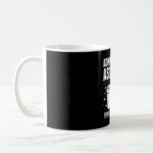 Mug Devis d'adjoint administratif amusant (Gauche)