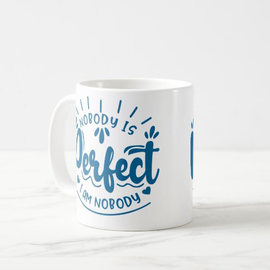 Mug Devis d'attitude (Devant gauche)