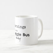 Mug Devis de bus de lutte amusante (Devant droit)