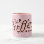 Mug devis de café amusant en pois (Centre)