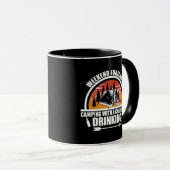 Mug Devis de camping amusant (Devant droit)