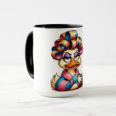 Mug Devis de canard amusant (Devant gauche)