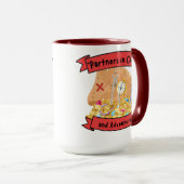 Mug devis de carte pirate (Devant droit)
