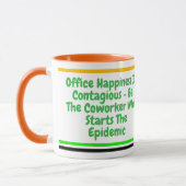 Mug Devis de collaborateur amusant | Motivationnelle H (Gauche)