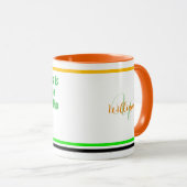 Mug Devis de collaborateur amusant | Motivationnelle H (Devant droit)