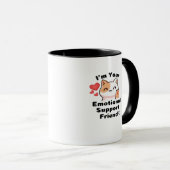 Mug Devis de collaborateur d'aide émotionnelle (Devant droit)
