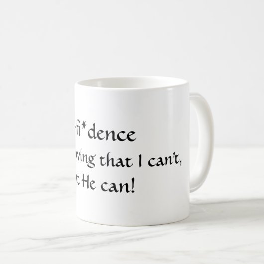 Mug Devis de définition de la preuve (Devant droit)