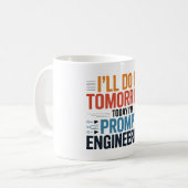 Mug Devis de Geek d'ingénierie rapide AI amusant (Devant gauche)