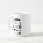 Mug Devis de grand-mère Meema amusant (Devant gauche)