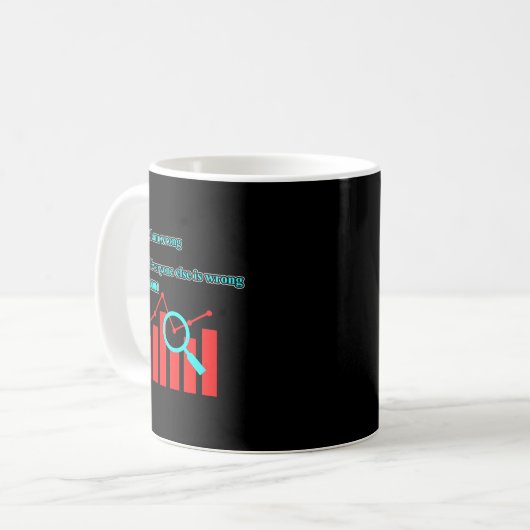 Mug Devis de l'analyste de données scientifique Lover (Devant gauche)