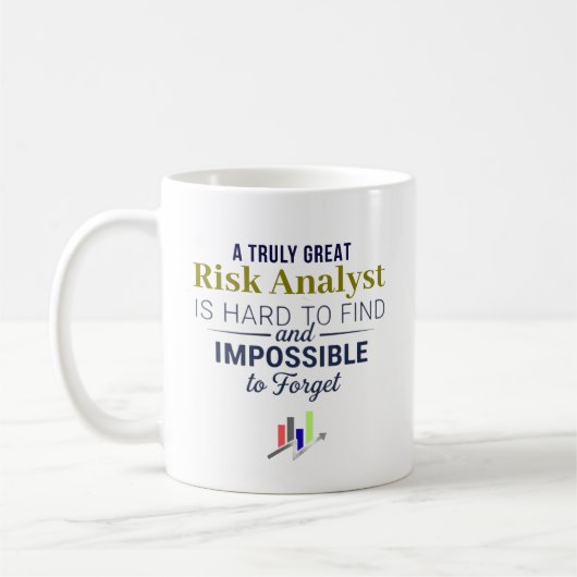 Mug Devis de médecin analyste de risques personnalisé (Gauche)
