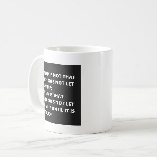 Mug Devis de motivation (Devant gauche)