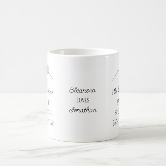 Mug Devis de motivation Abstrait du logo Sun (Centre)