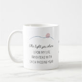 Mug Devis de motivation Abstrait du logo Sun (Gauche)