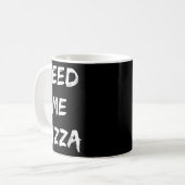 Mug Devis de pizza de Feed Me (Devant gauche)