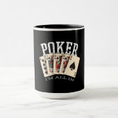 Mug Devis de poker pour joueur (Centre)